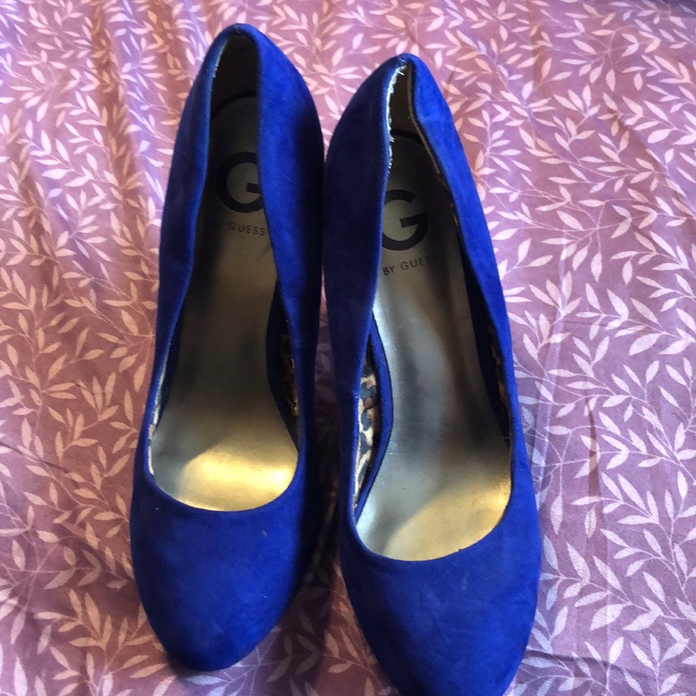 Blue heels